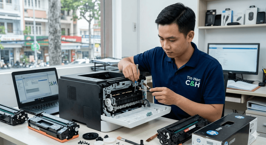 Tin Học C&H là đơn vị chuyên sửa máy in Quận Bình Thạnh tận nơi, cam kết uy tín, chất lượng và giá cả cạnh tranh nhất thị trường.